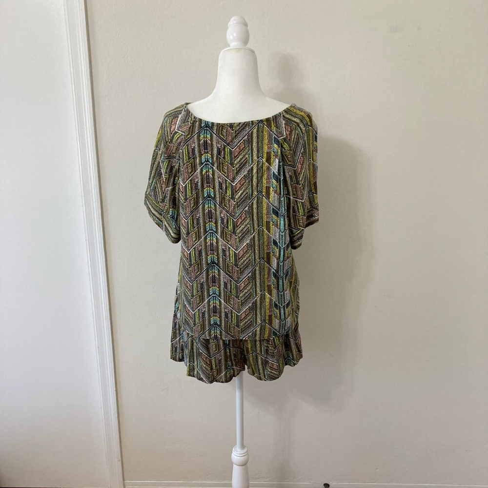 Ella Moss 2-piece printed coordinated shorts set